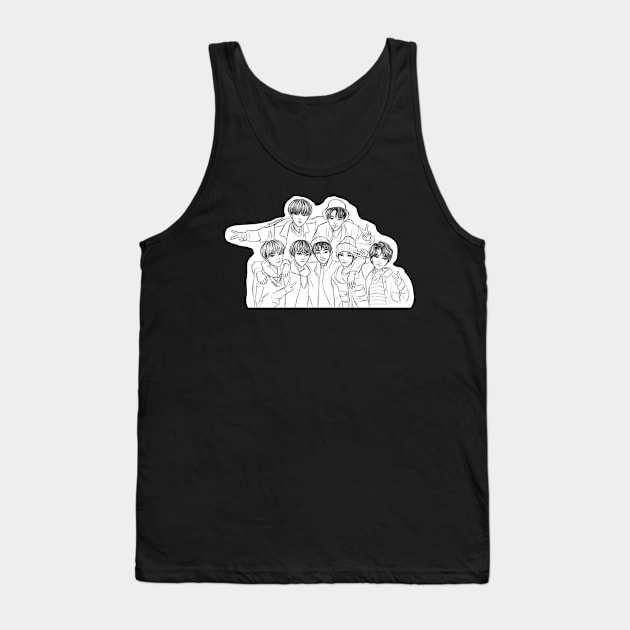 Nct 127 90 s love Tank Top by PLMSMZ